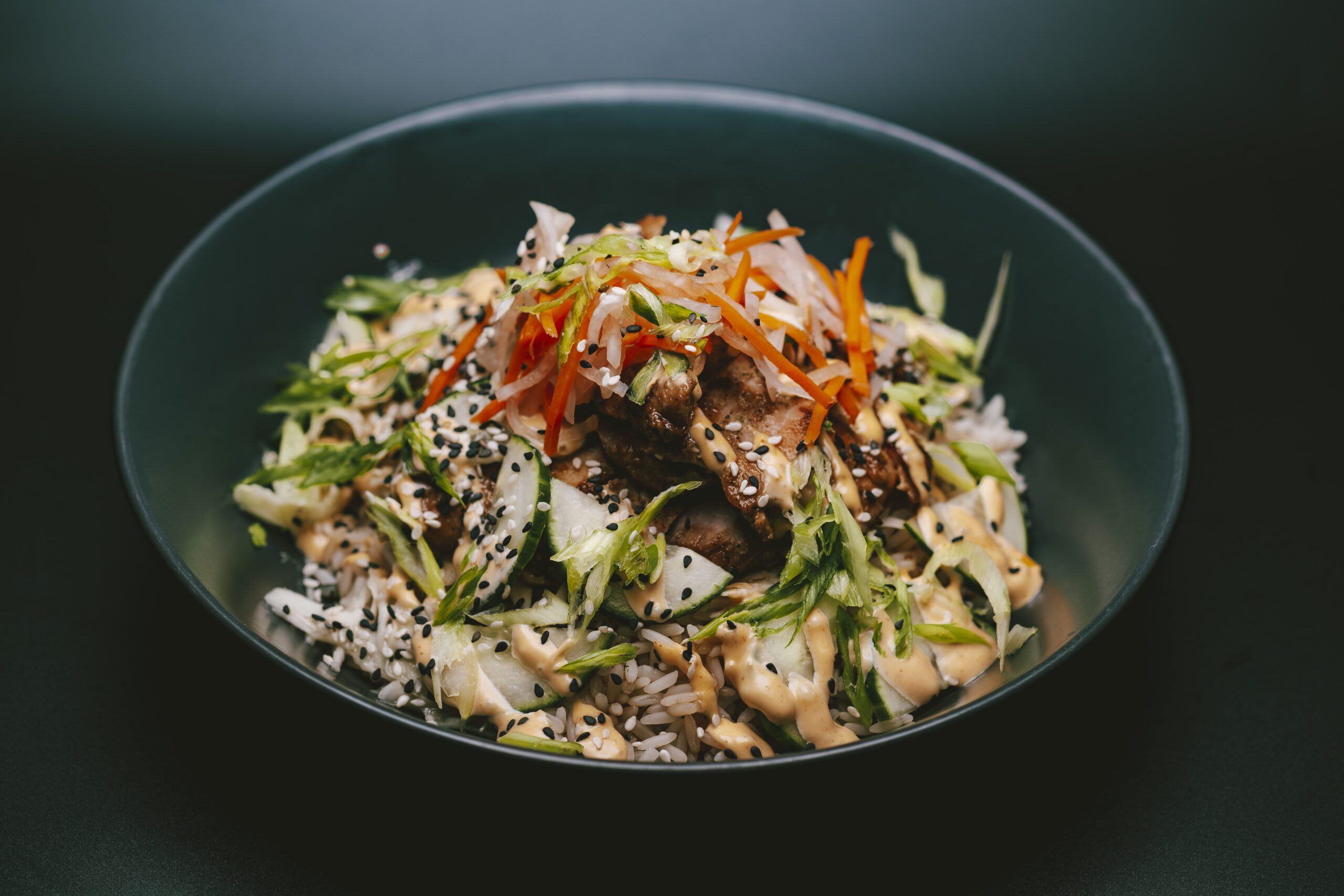 Lemongrass Chicken Rice Bowl, a flavour-packed new dish.