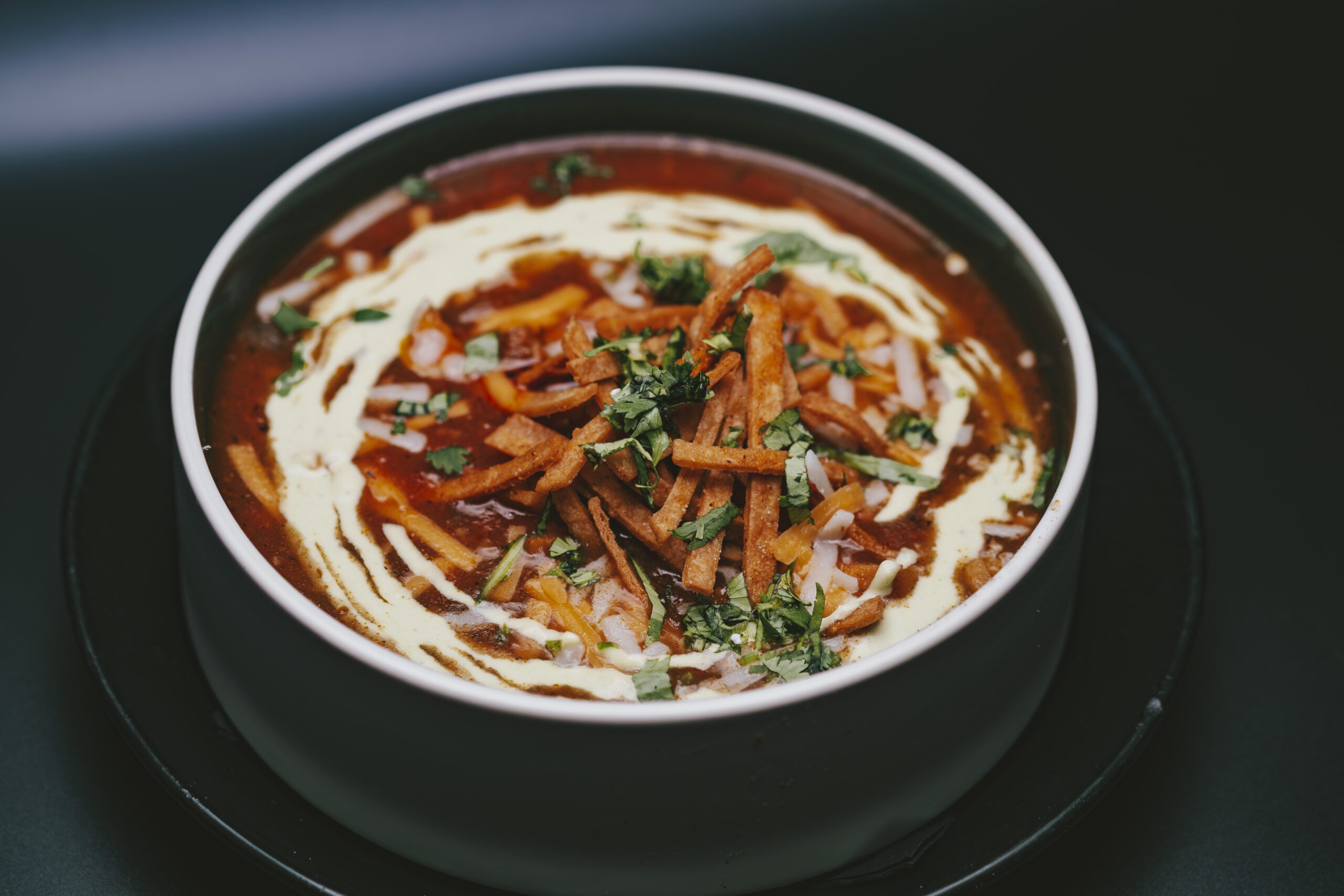 Hearty New Tortilla Soup, a returning favourite to the menu.